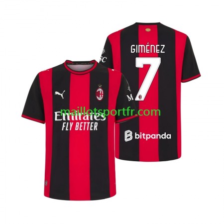 Maillot de Foot AC Milan Gimenez 7 Domicile 2026/27